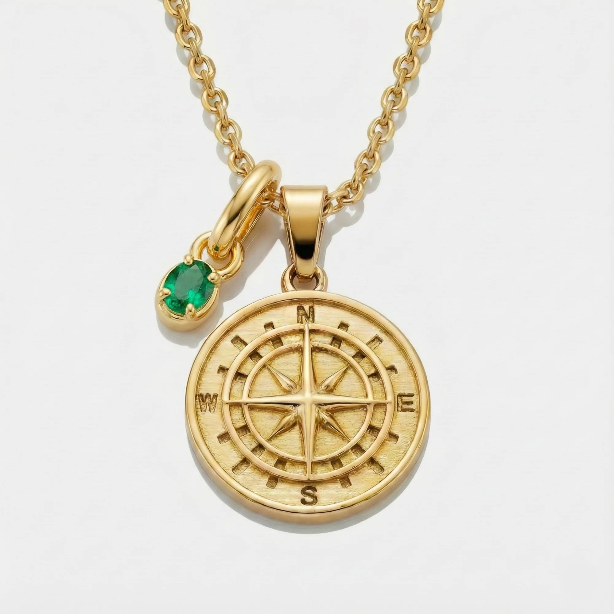 Build Your Own Pendant (Gold) | Emerald Stone - Image 14
