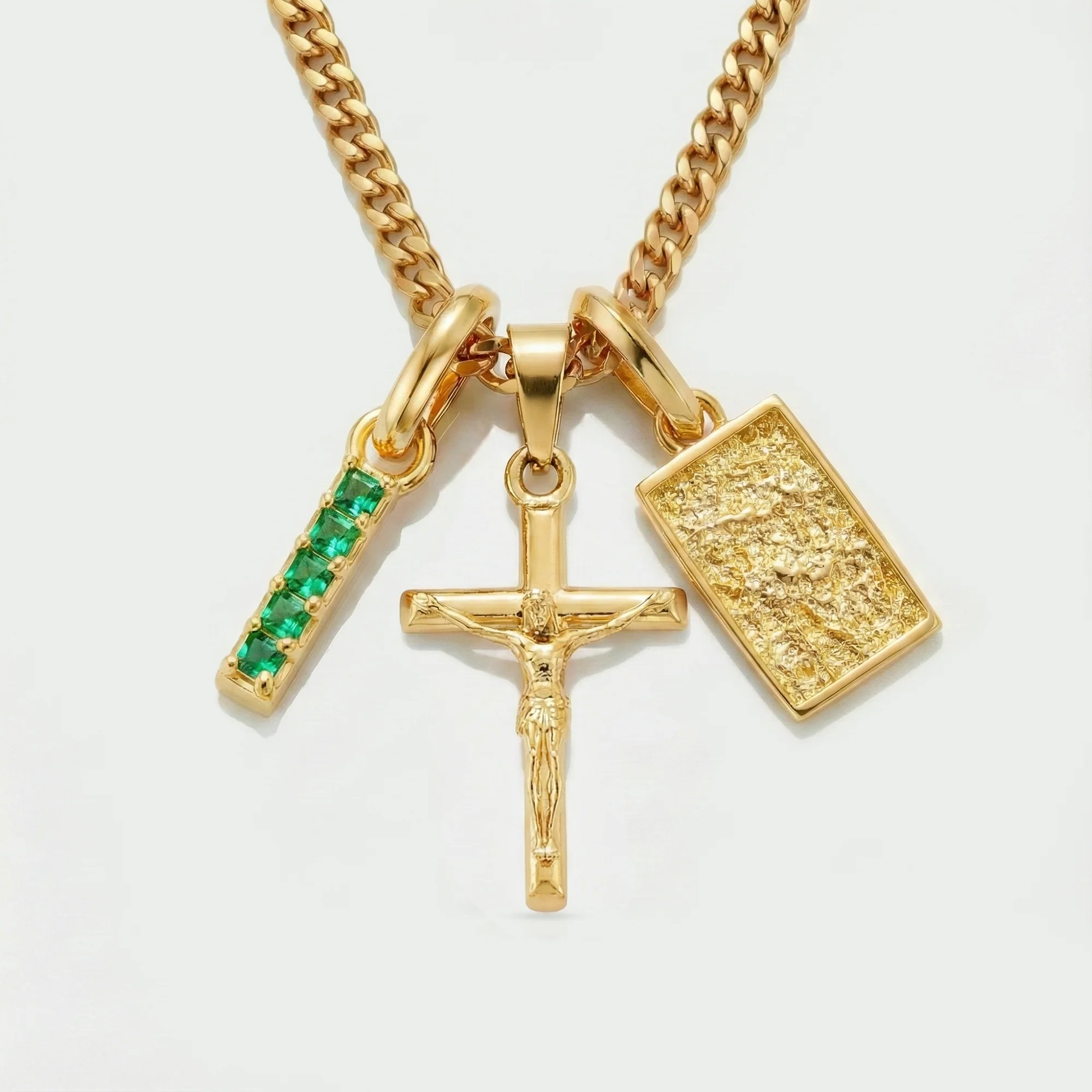 Build Your Own Pendant (Gold) | Emerald Stone - Image 22