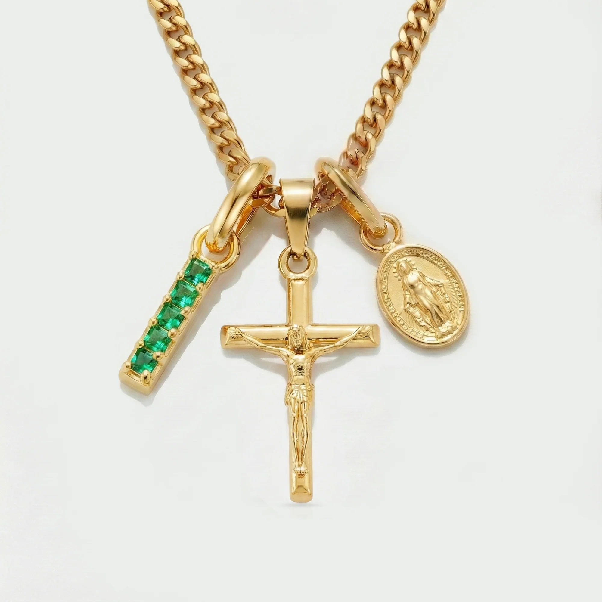 Build Your Own Pendant (Gold) | Emerald Stone - Image 23