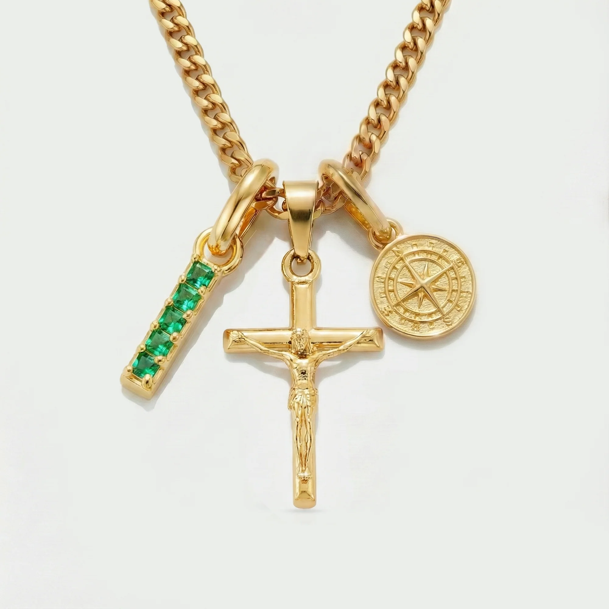 Build Your Own Pendant (Gold) | Emerald Stone - Image 24