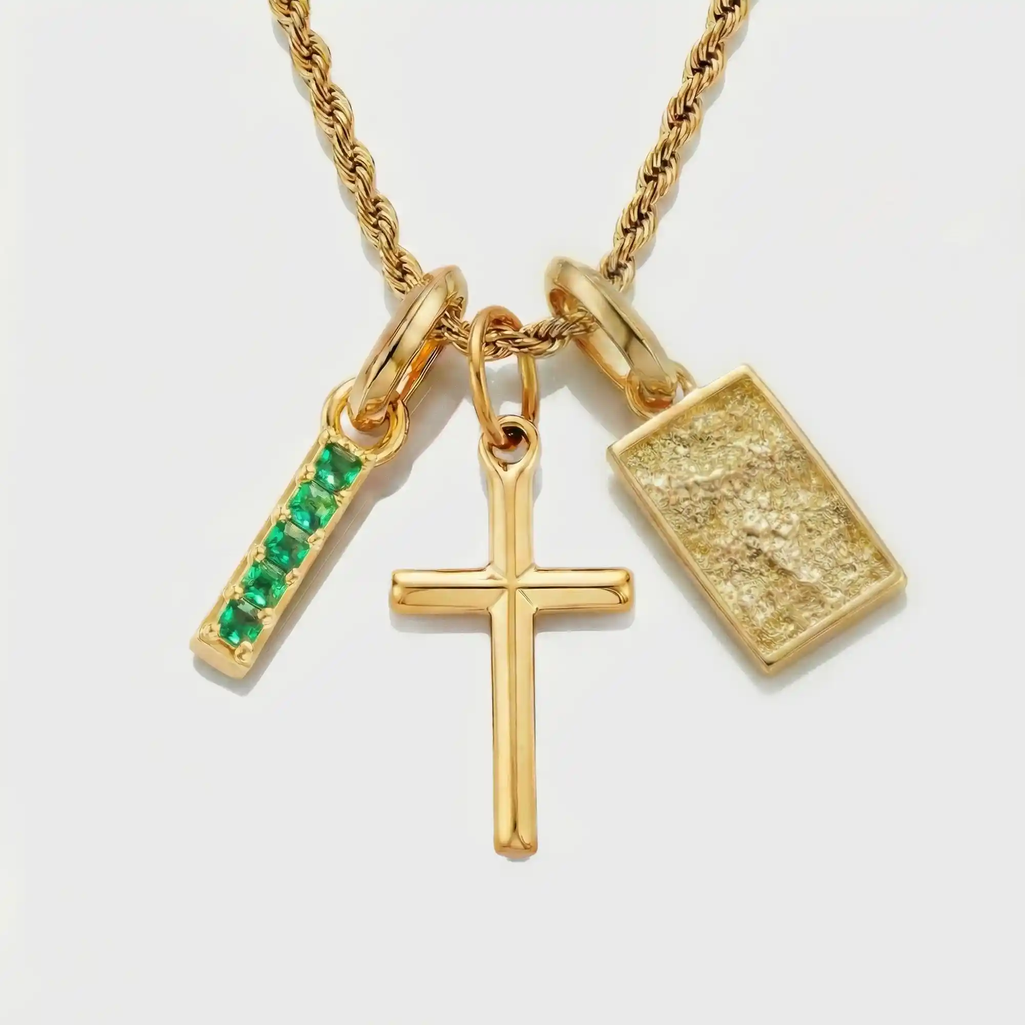 Build Your Own Pendant (Gold) | Emerald Stone - Image 39
