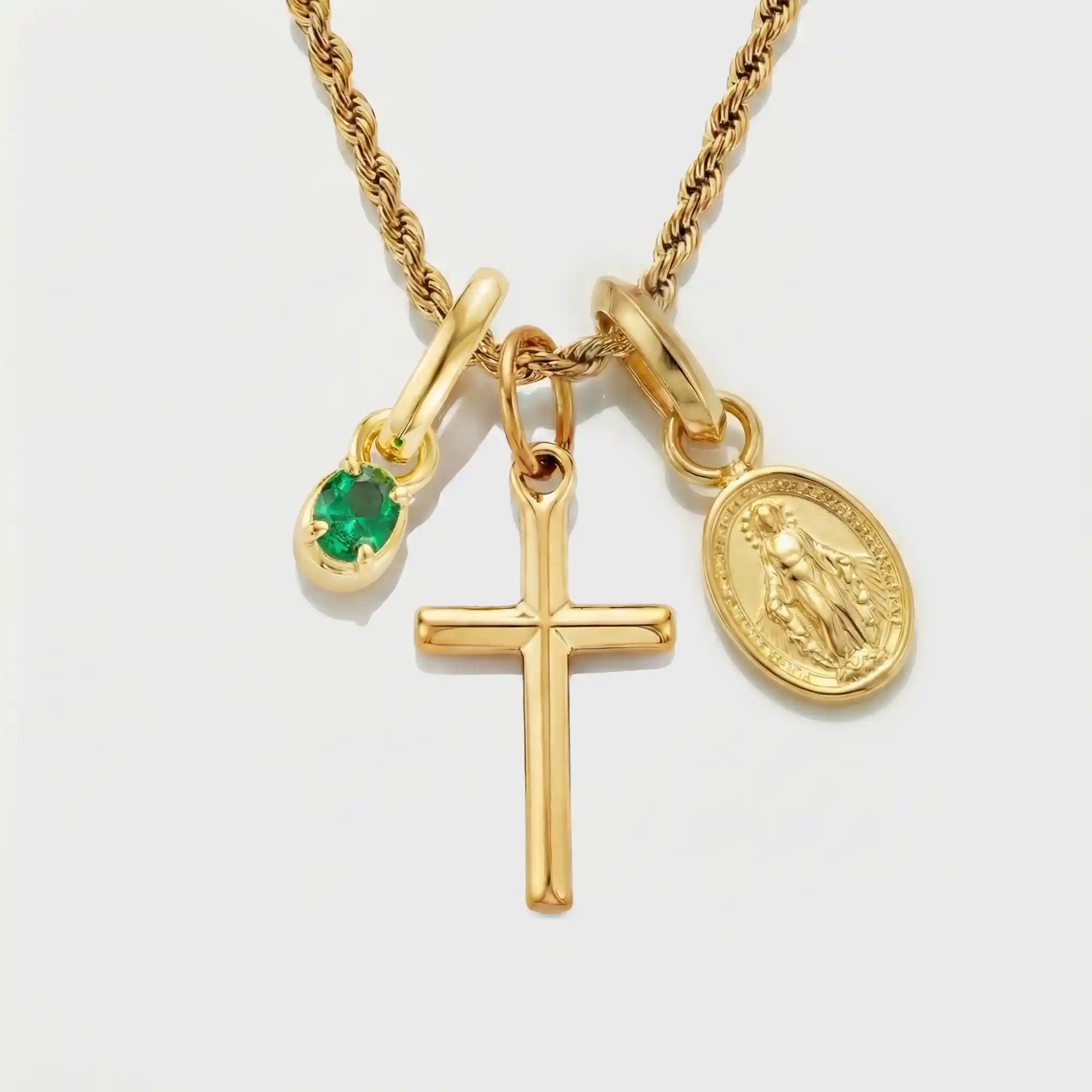 Build Your Own Pendant (Gold) | Emerald Stone - Image 52