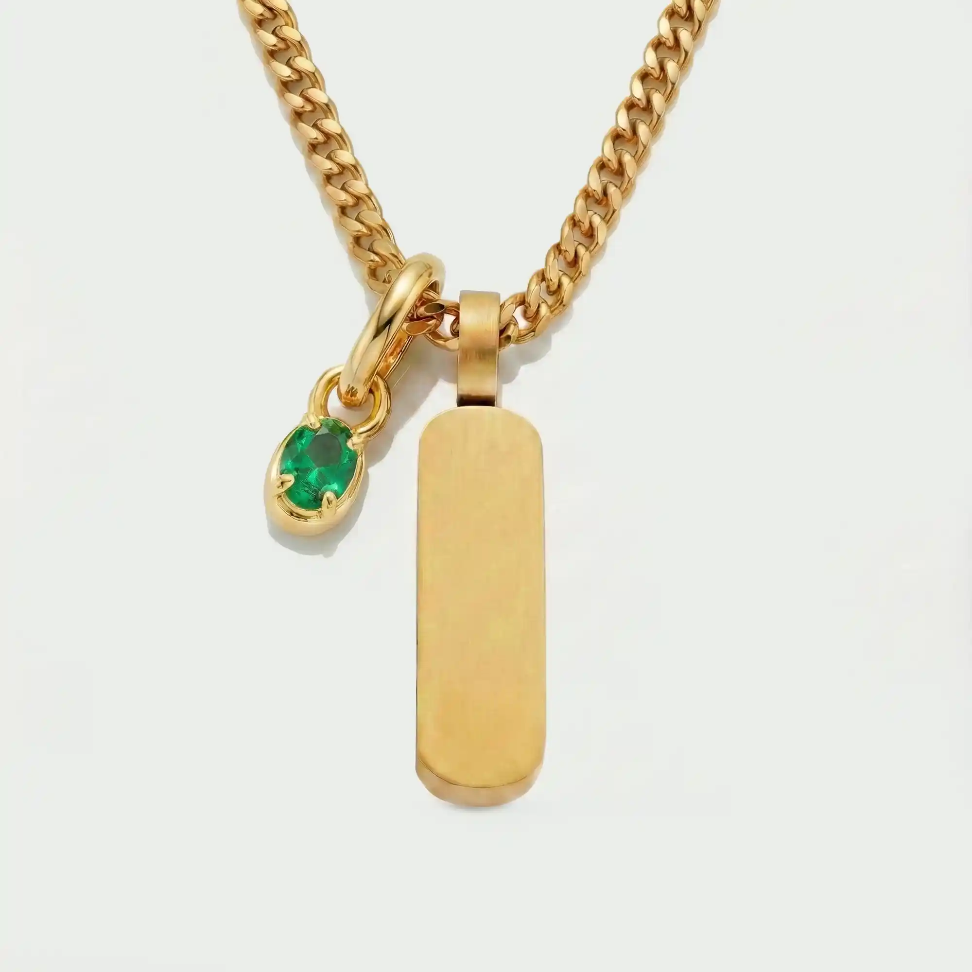 Build Your Own Pendant (Gold) | Emerald Stone - Image 67