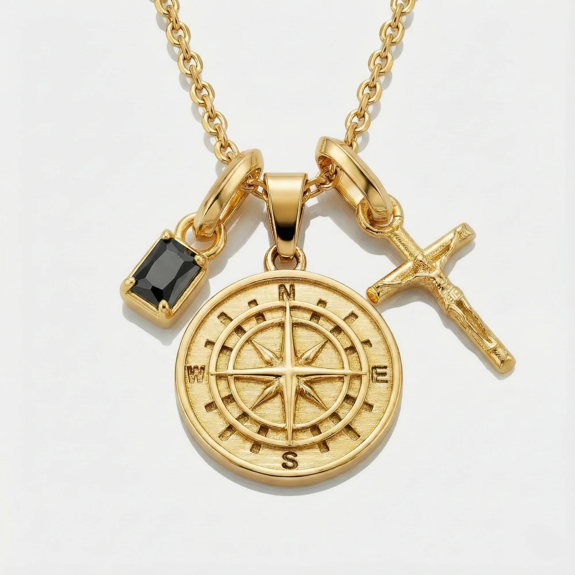 Build Your Own Pendant (Gold) | Onyx Stone - Image 2