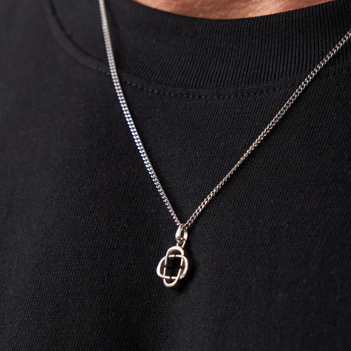 Clover Logo Pendant (Silver) - Image 6
