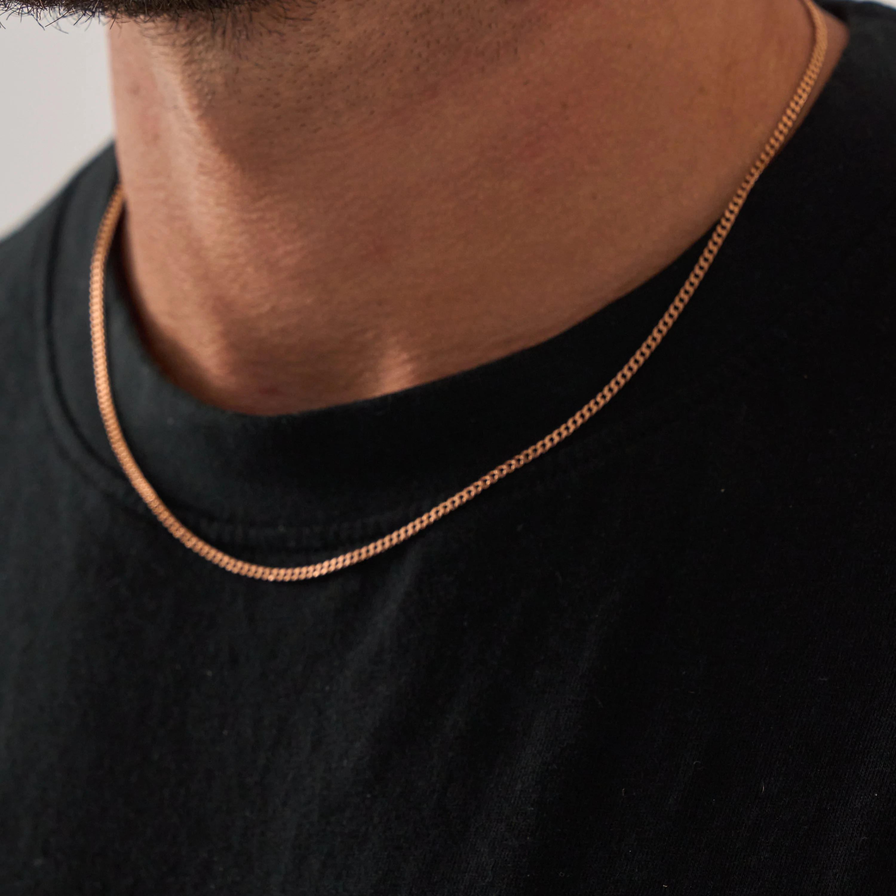 Connell Chain (Rose Gold) 2mm - Image 4