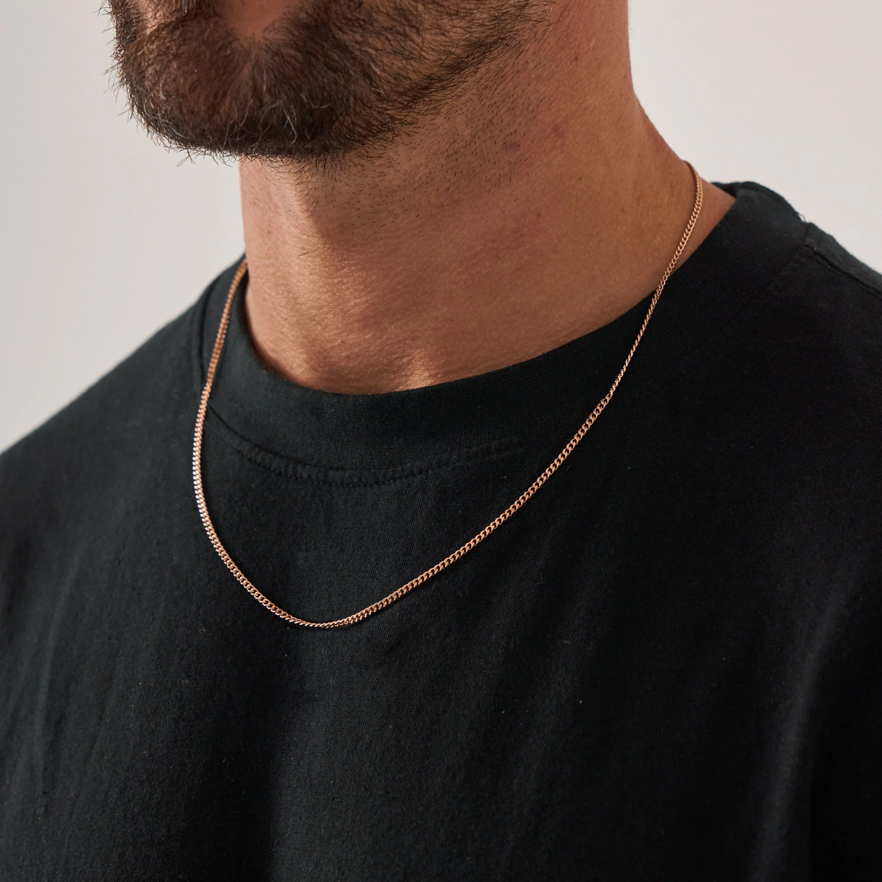 Connell Chain (Rose Gold) 2mm - Image 5