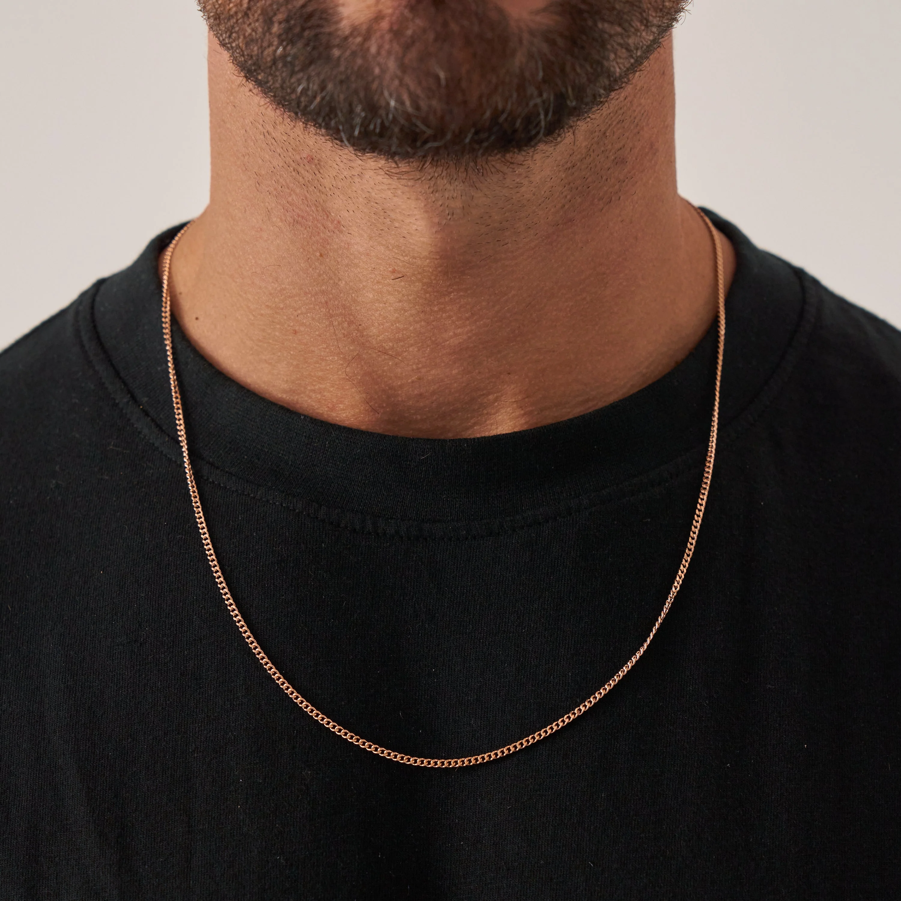 Connell Chain (Rose Gold) 2mm - Image 6
