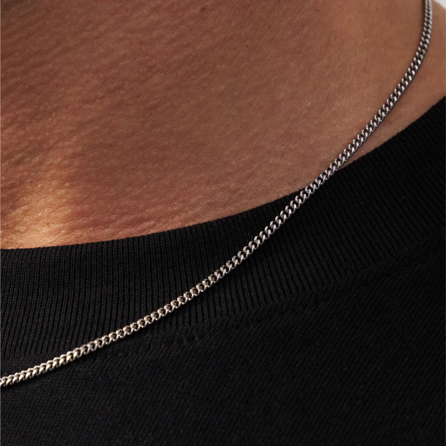 Connell Chain (Silver) 2mm - Image 6
