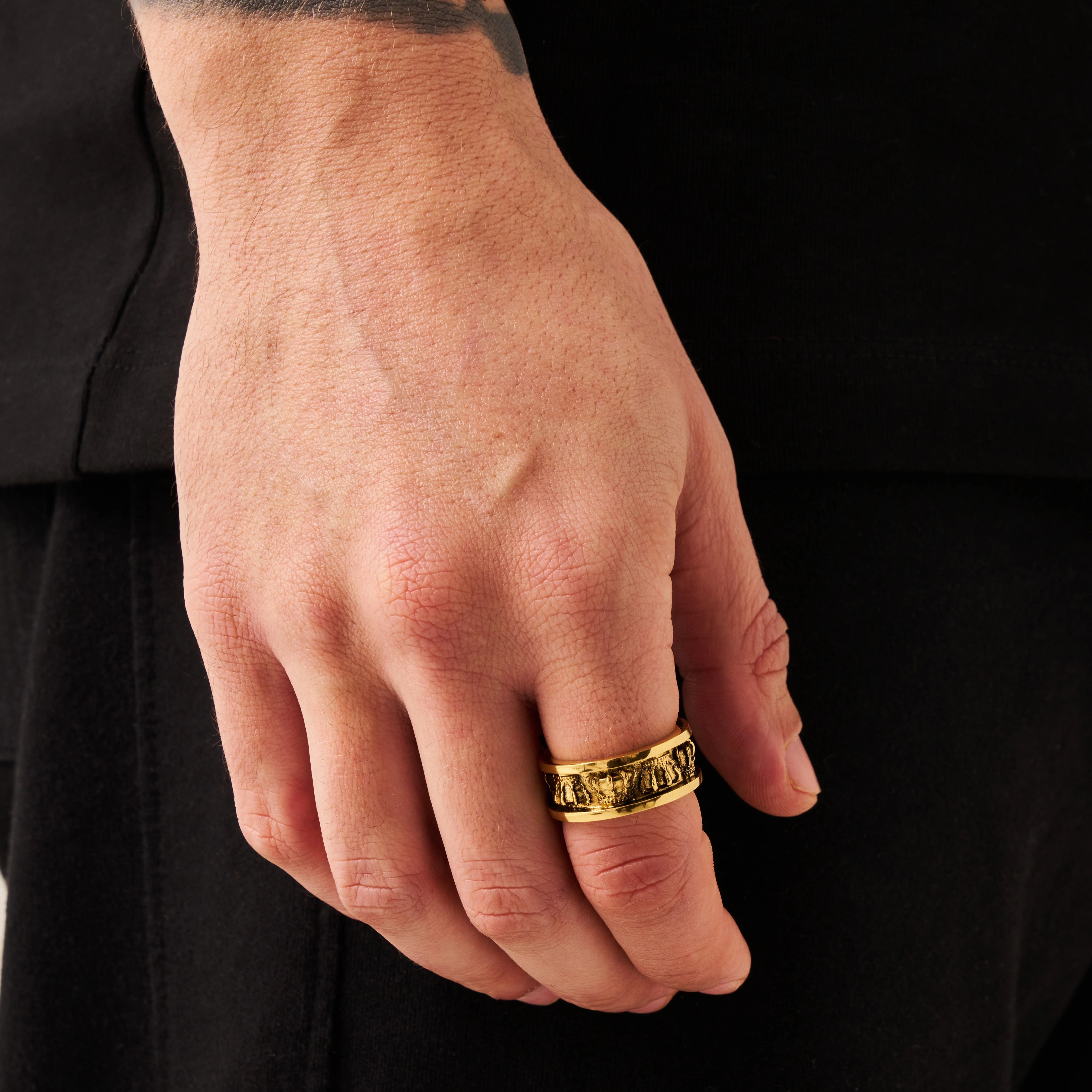 Crown Band Ring (Gold) - Image 3