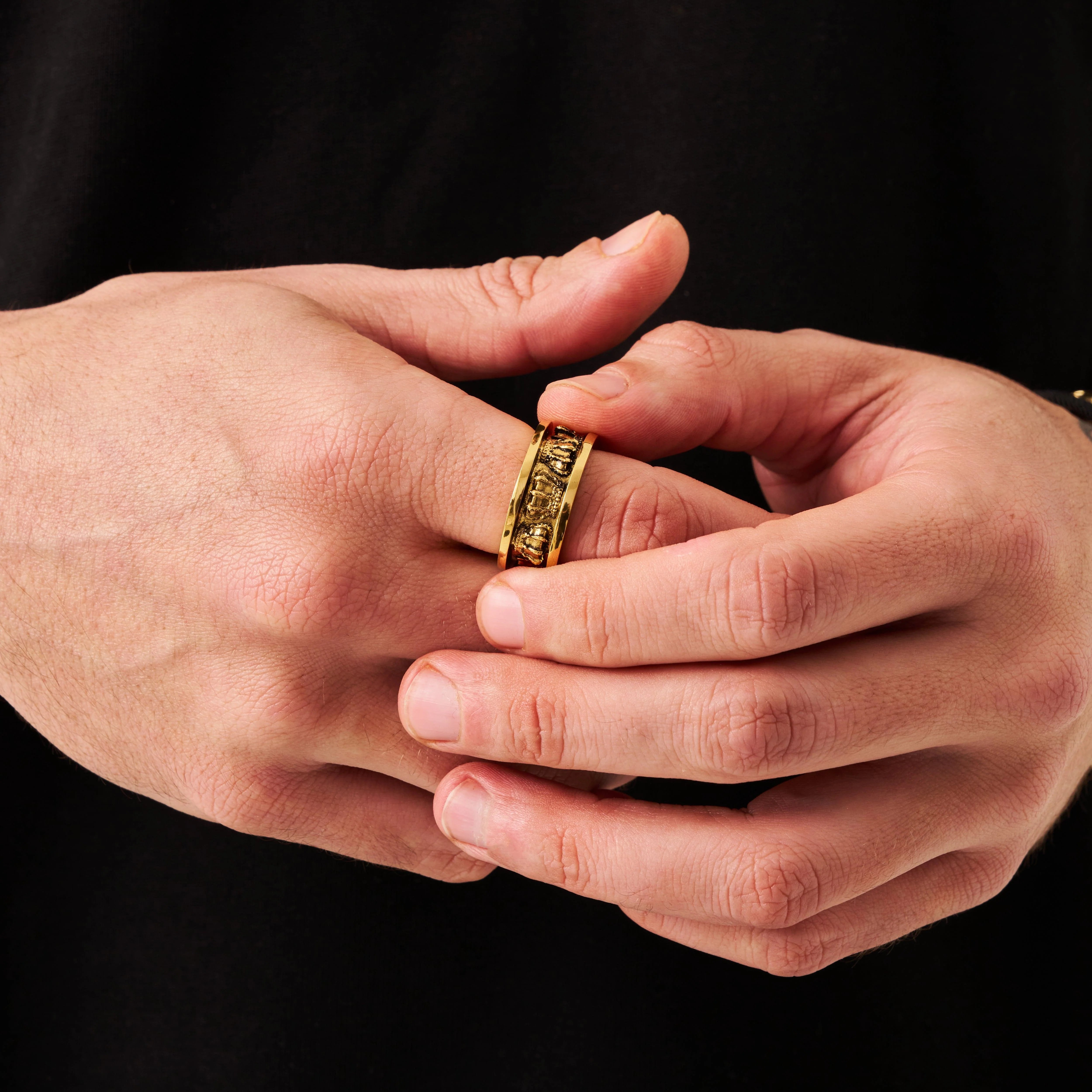 Crown Band Ring (Gold) - Image 4