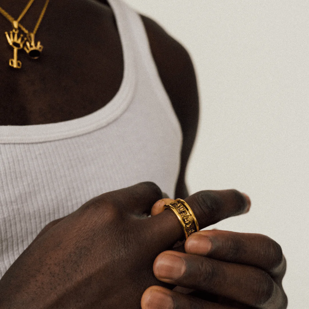 Crown Band Ring (Gold) - Image 6
