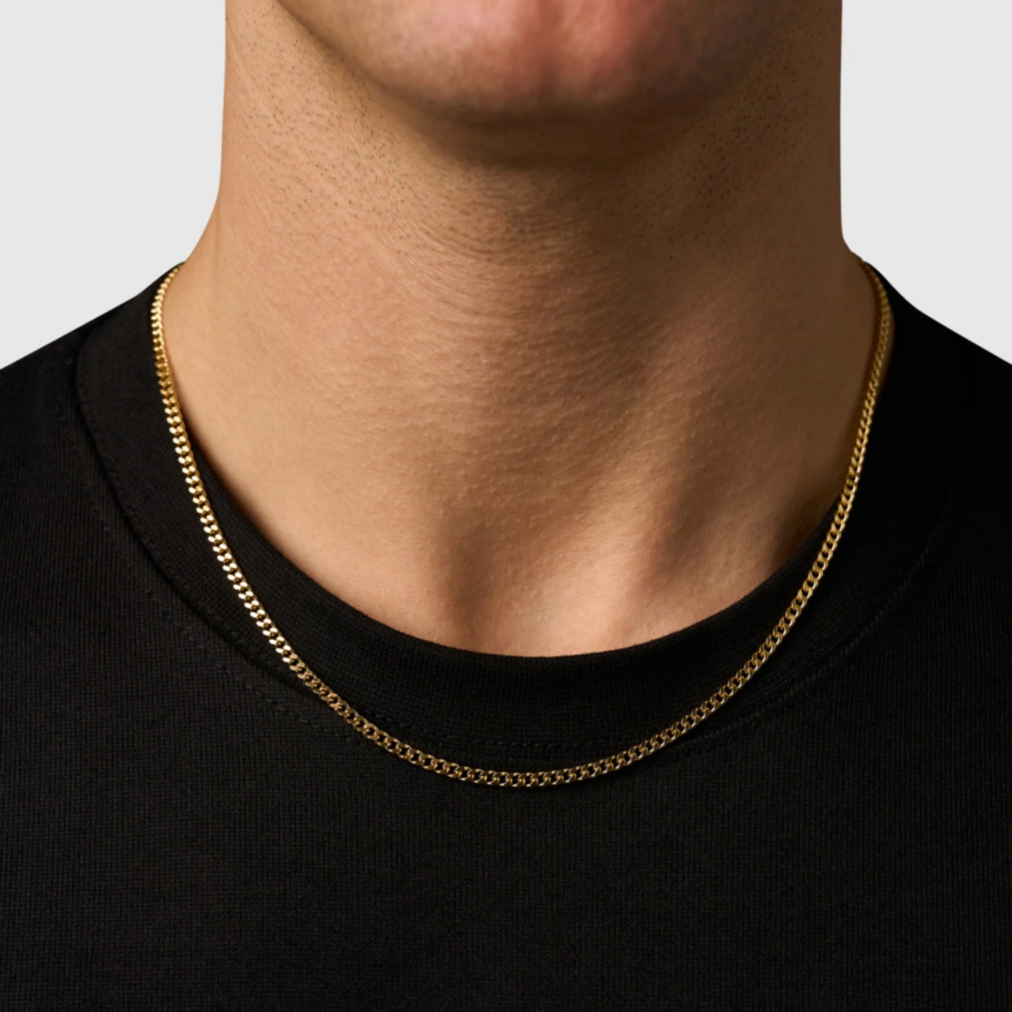 Cuban (18ct Gold) 3mm | Sterling Silver - Image 2