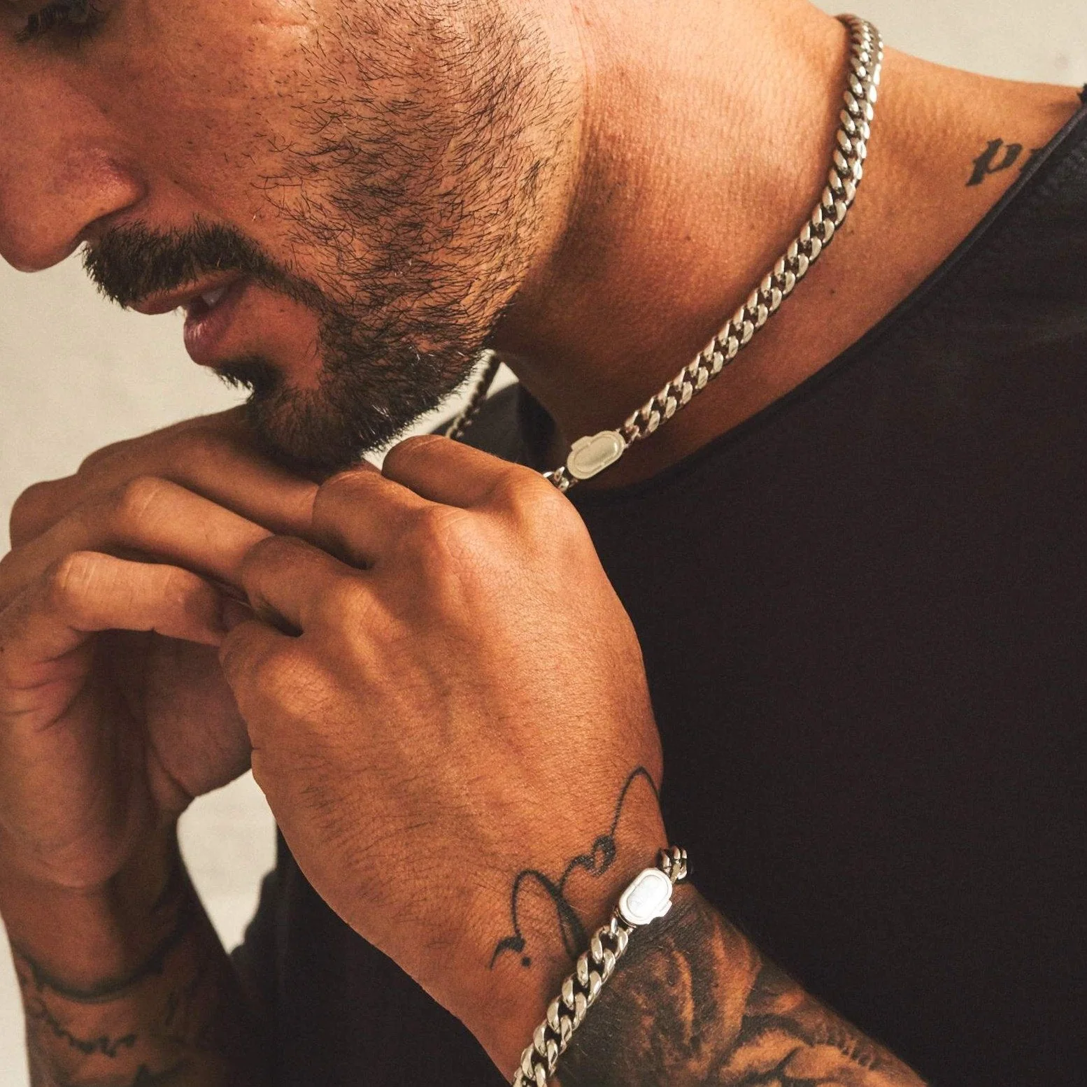 Cuban 8mm Set (Silver) - Image 2