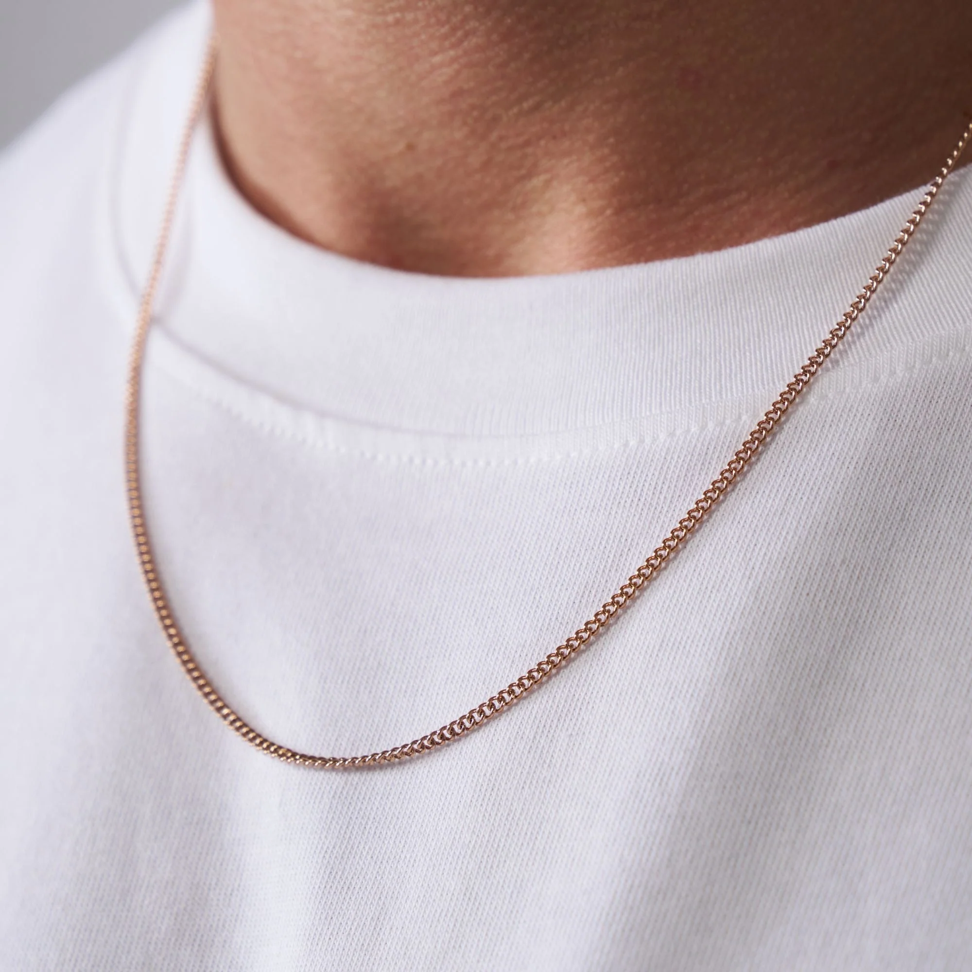 Cuban (Rose Gold) 2mm - Image 4