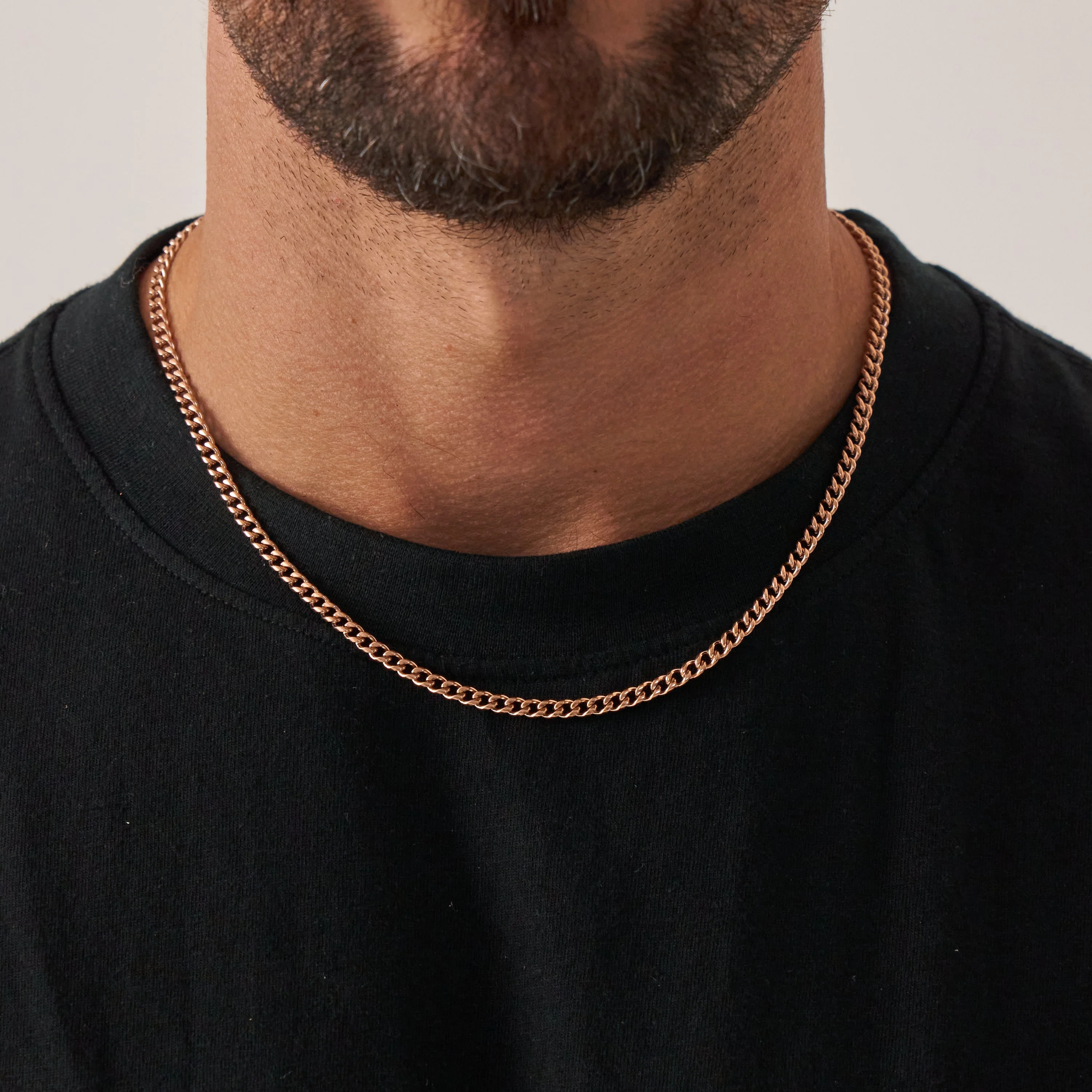 Cuban (Rose Gold) 4mm - Image 2