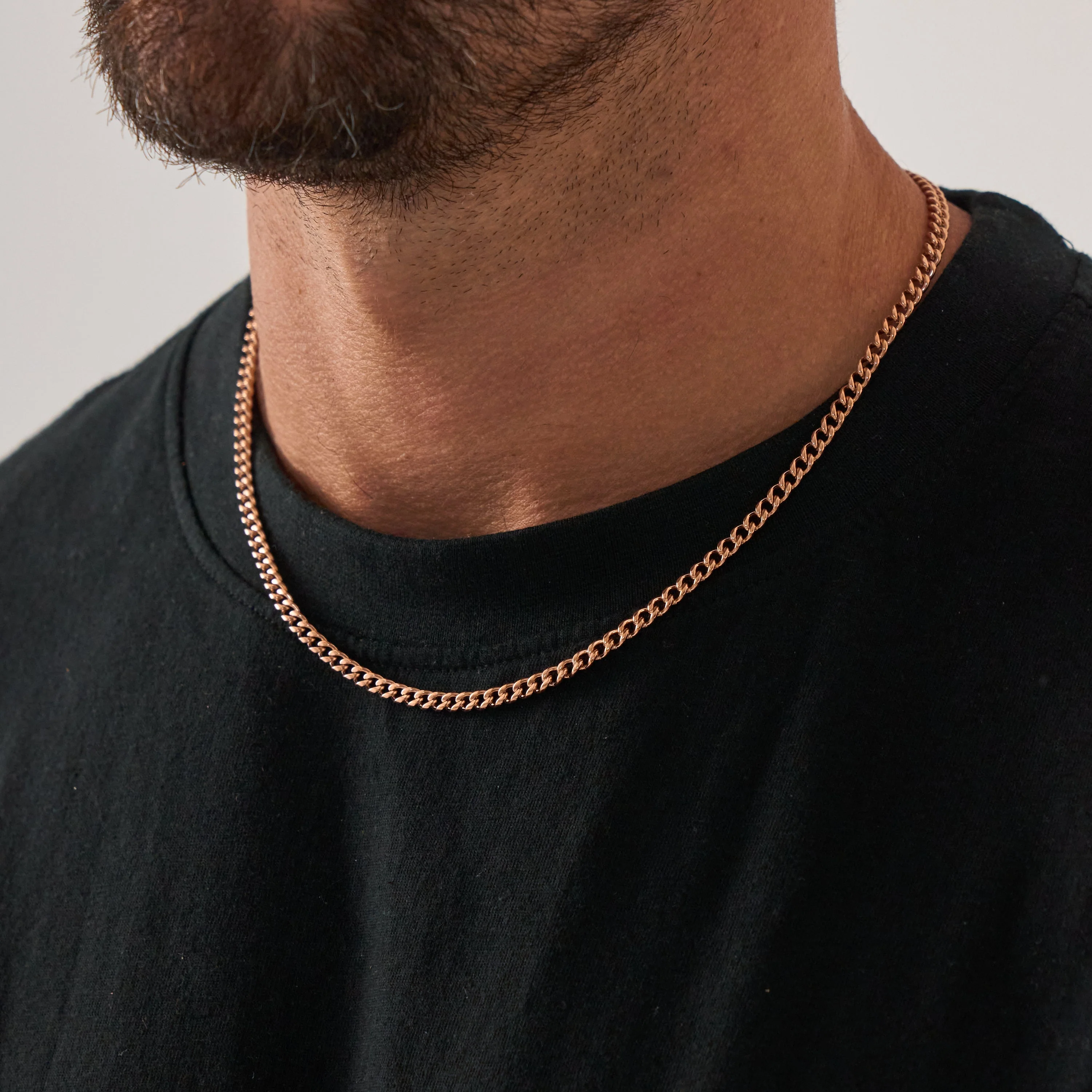 Cuban (Rose Gold) 4mm - Image 4