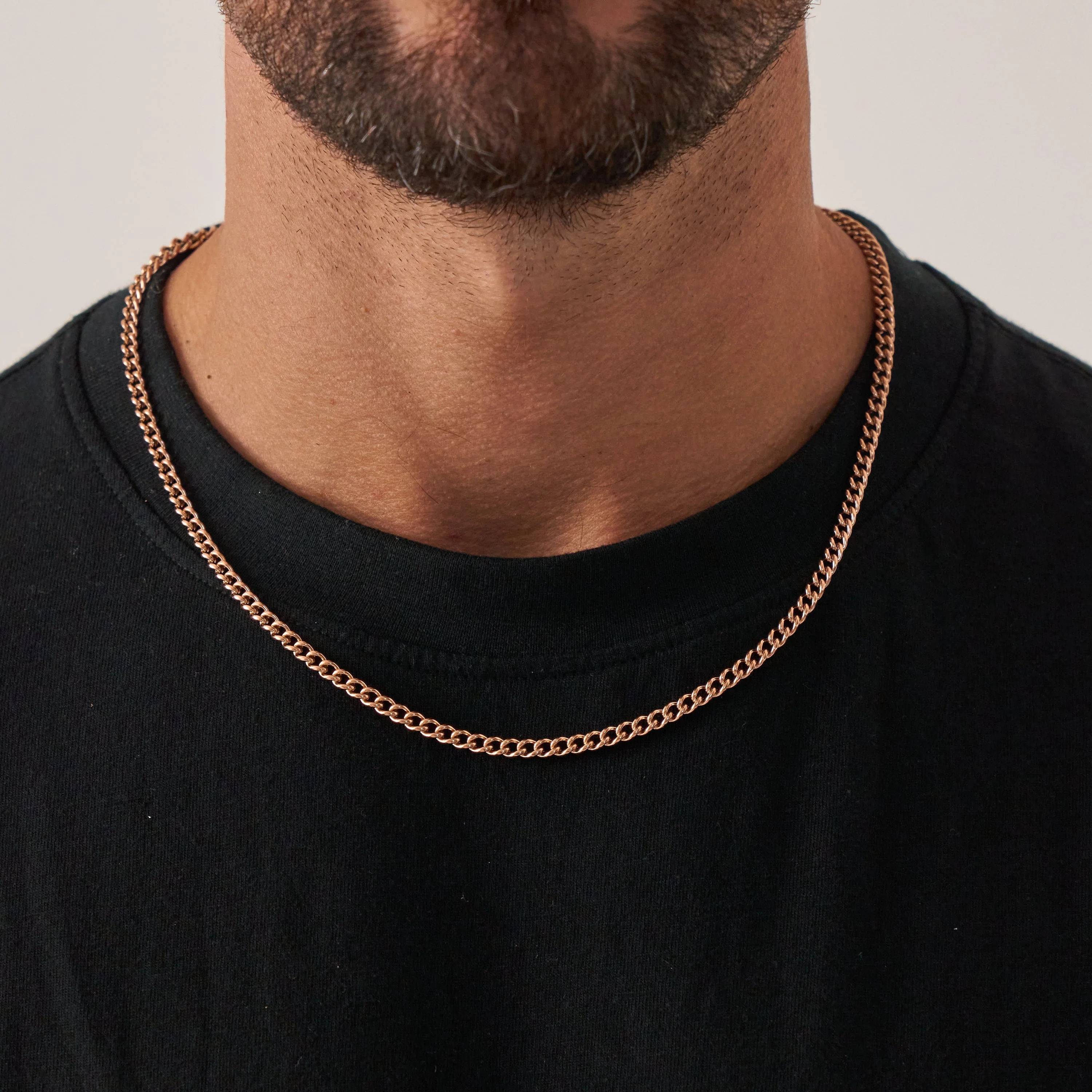 Cuban (Rose Gold) 4mm - Image 5