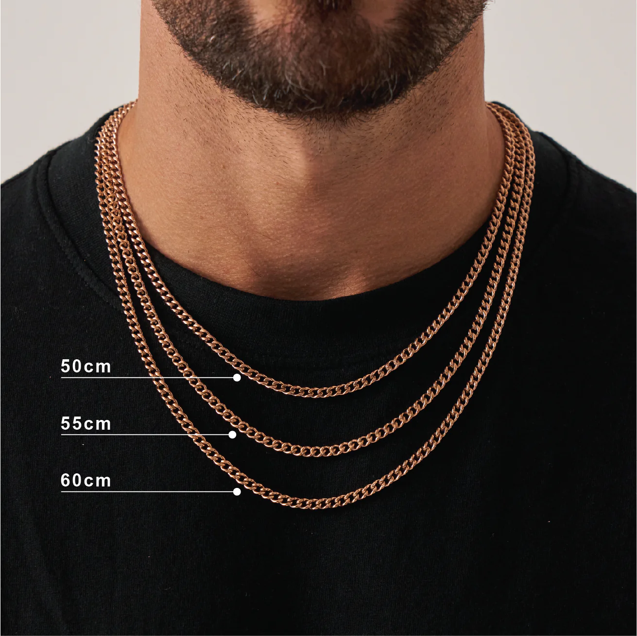 Cuban (Rose Gold) 4mm - Image 7