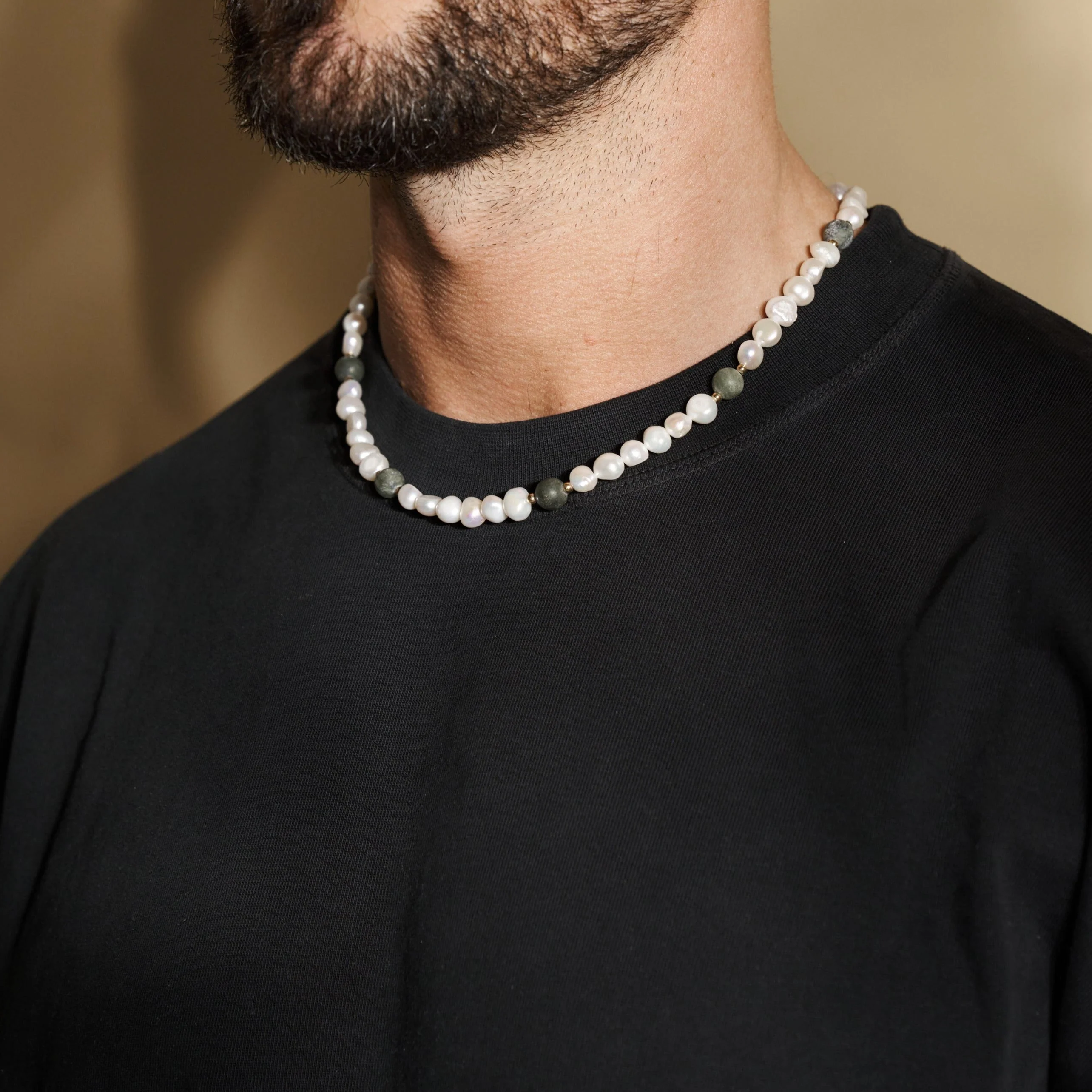 Forest Green - Real Pearl Necklace - Image 5