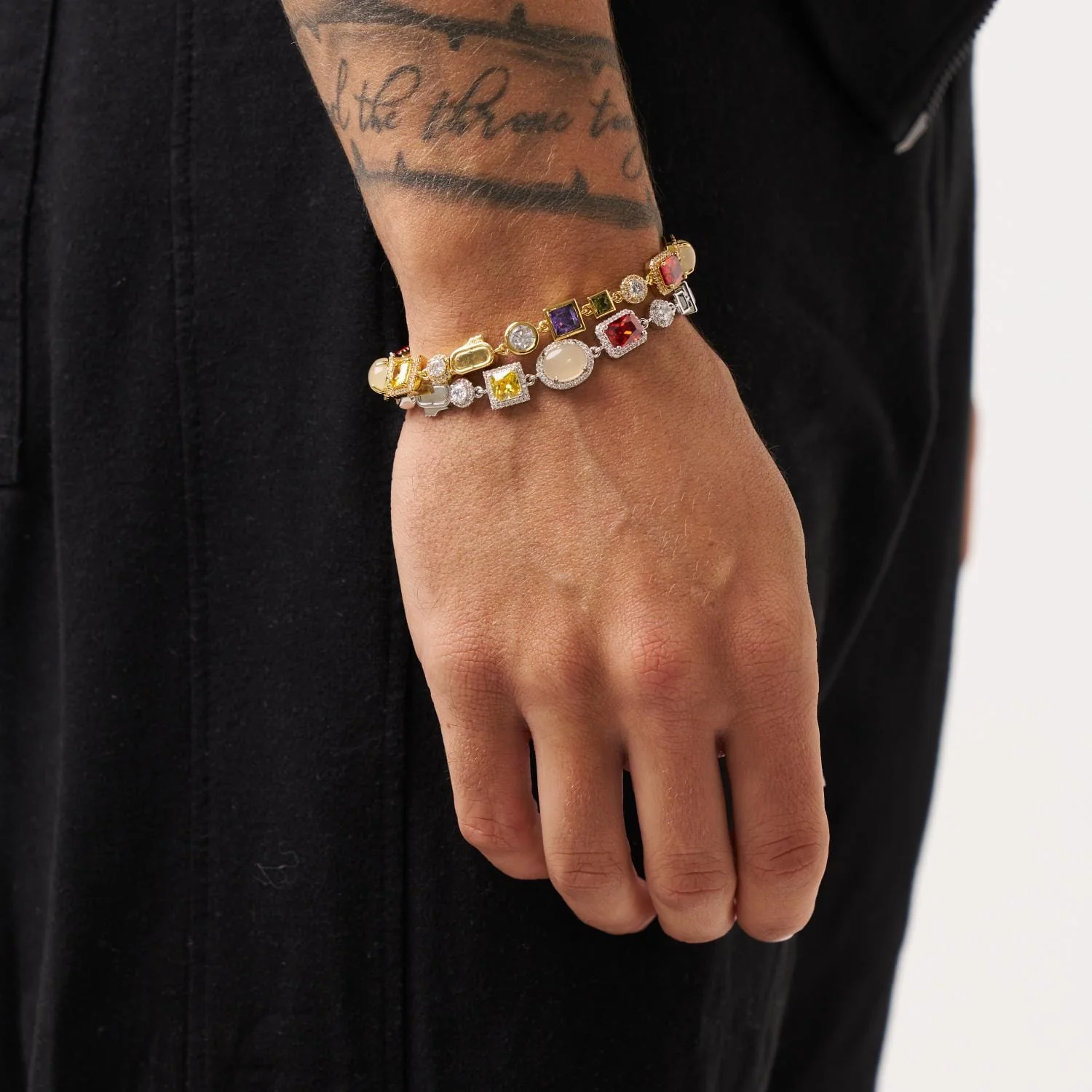 Gemstone Bracelet (Silver) - Image 5