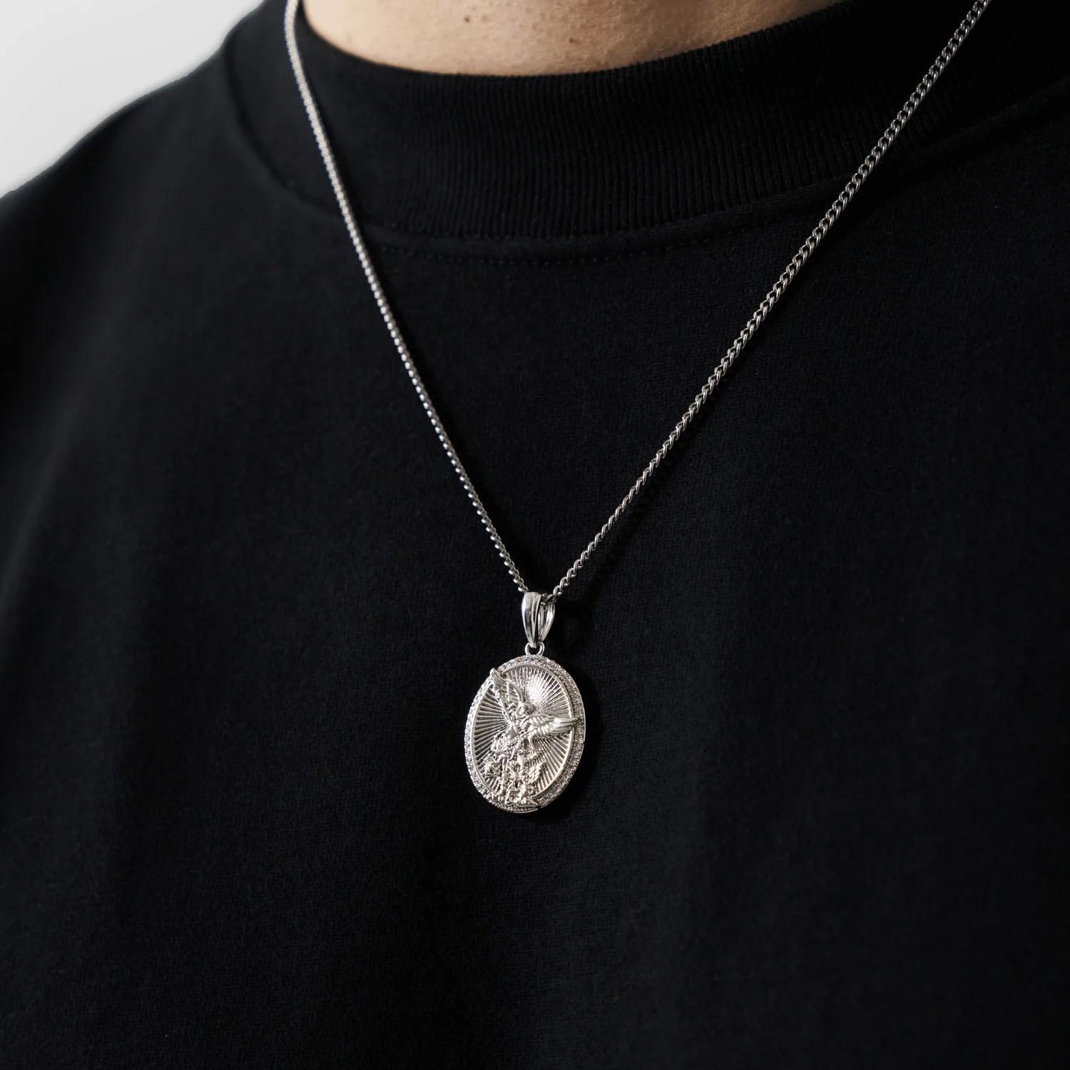 Iced St Michael (Silver) - Image 6