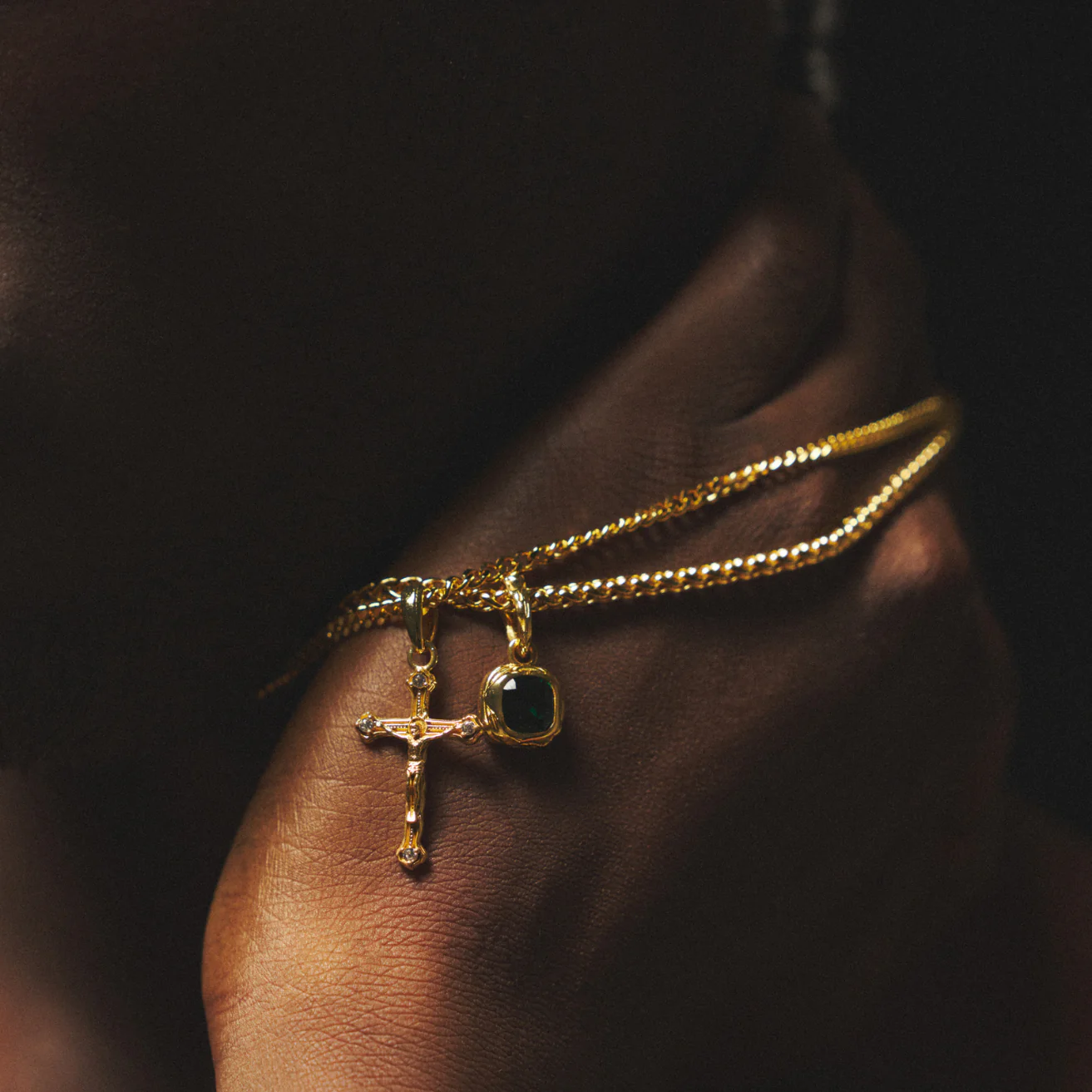 Melted Crucifix (18ct Gold) | Sterling Silver - Image 4
