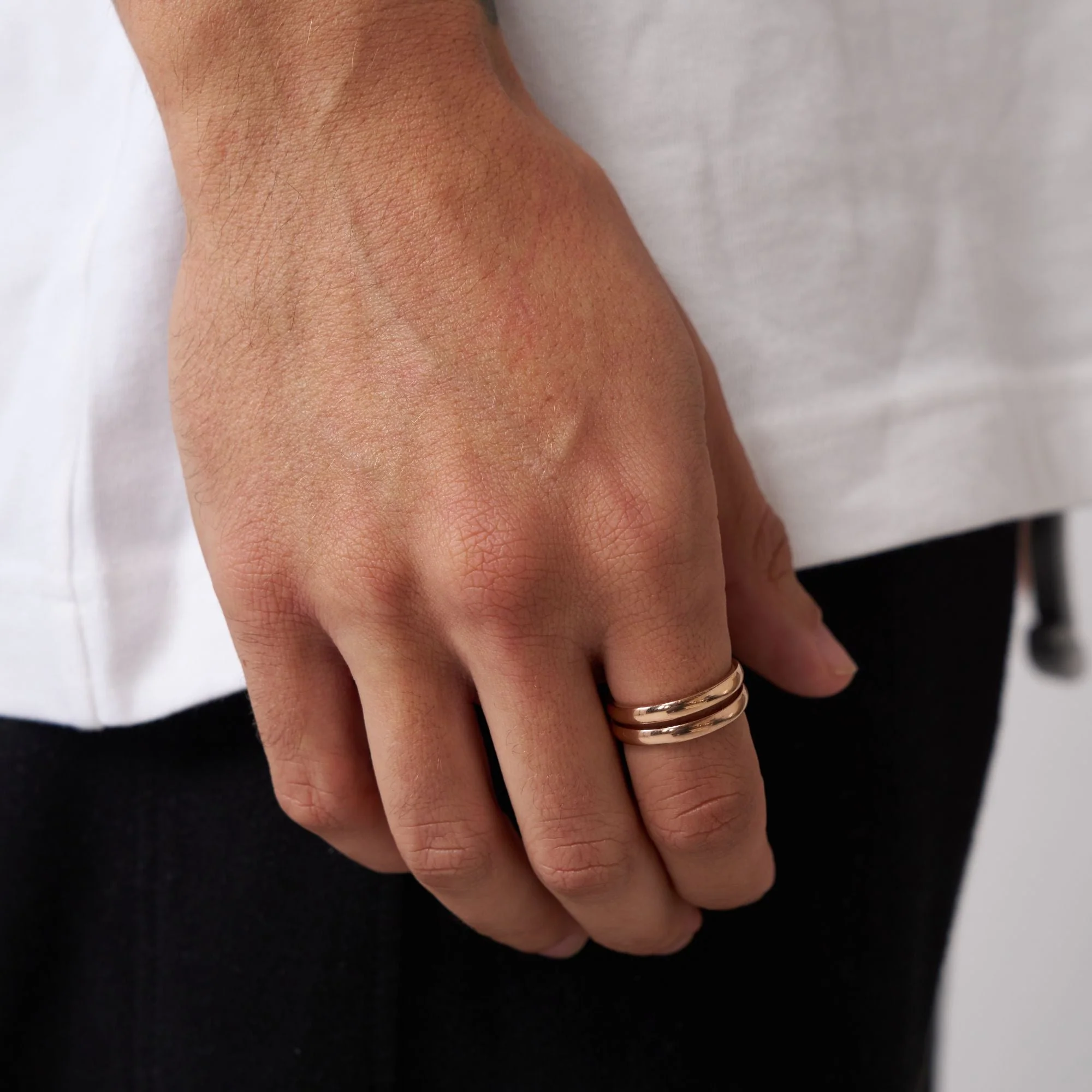 Round Band Ring (Rose Gold) 3mm - Image 5
