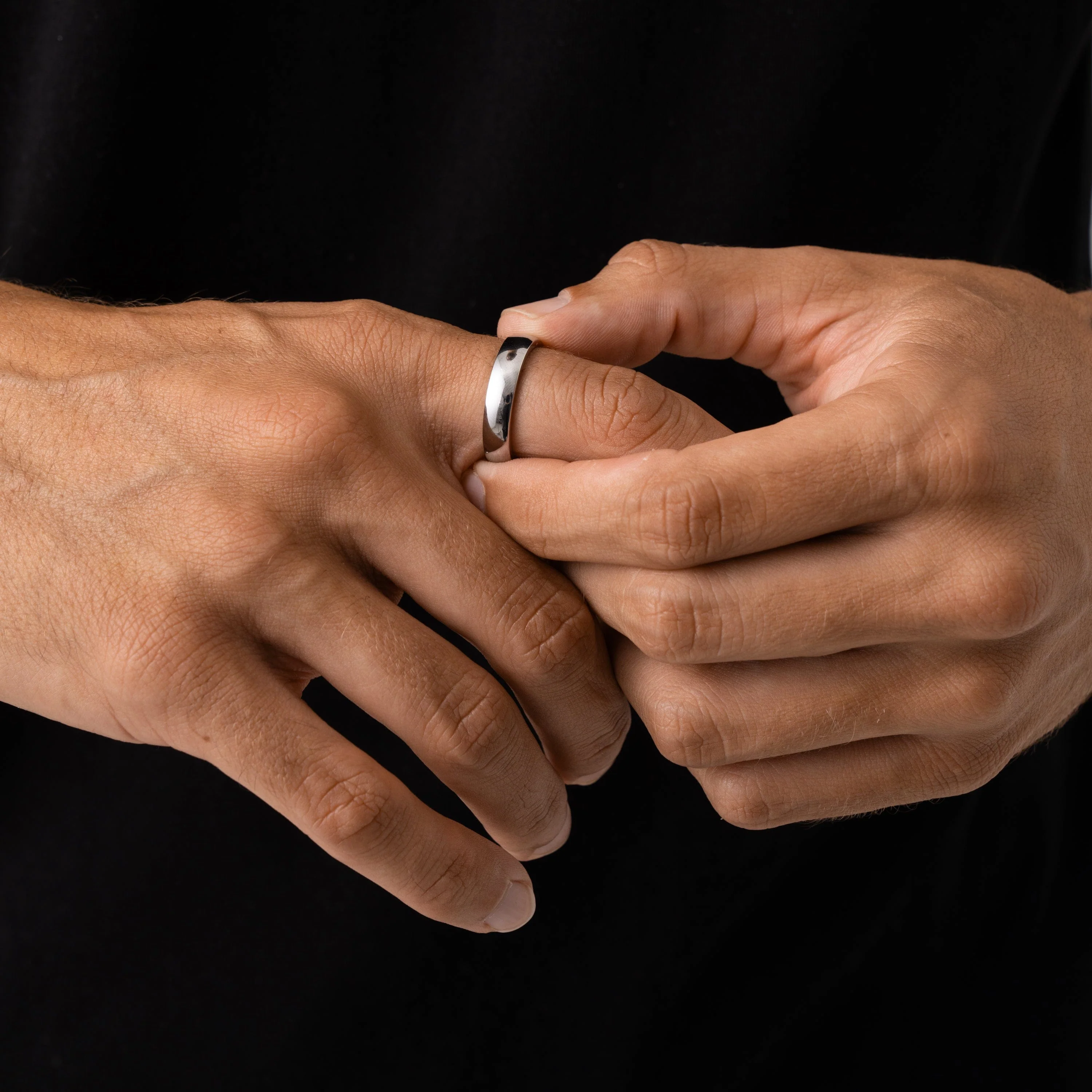 Round Band Ring (Silver) 5mm - Image 5