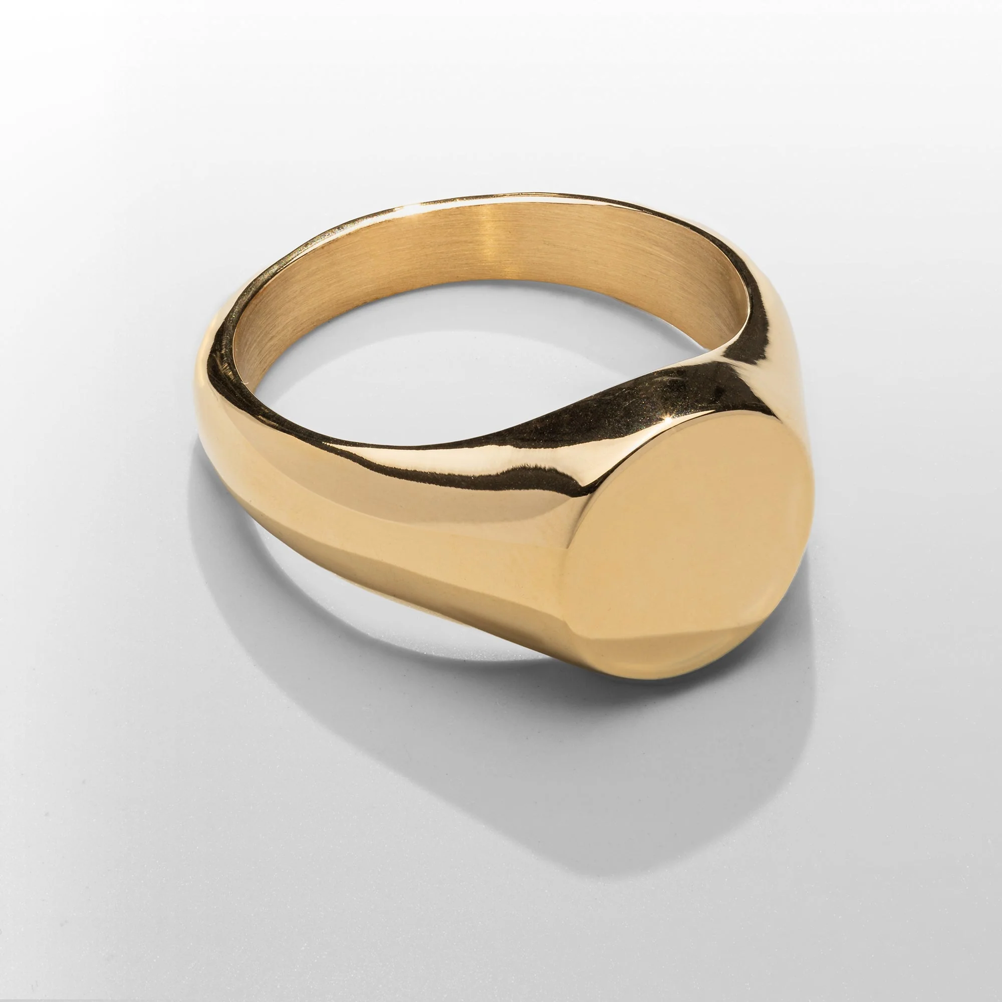 Round Signet Ring (Gold) - Image 5