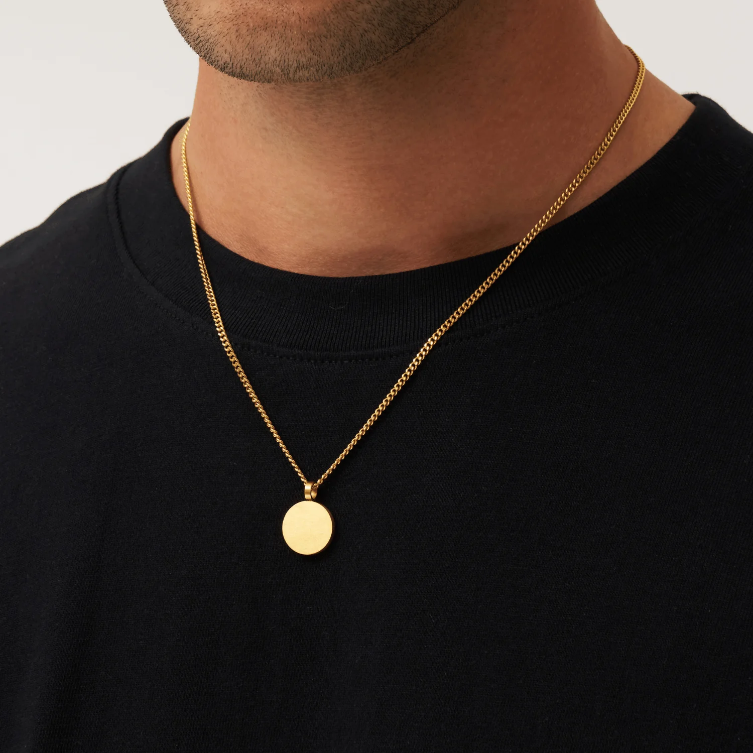 Round Totem Pendant (Gold) - Image 3