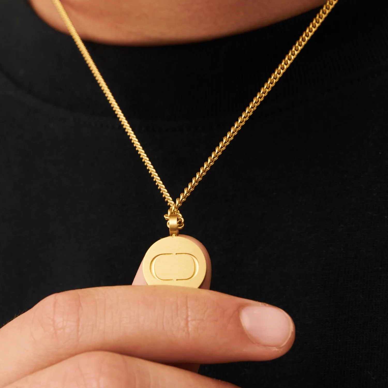Round Totem Pendant (Gold) - Image 6