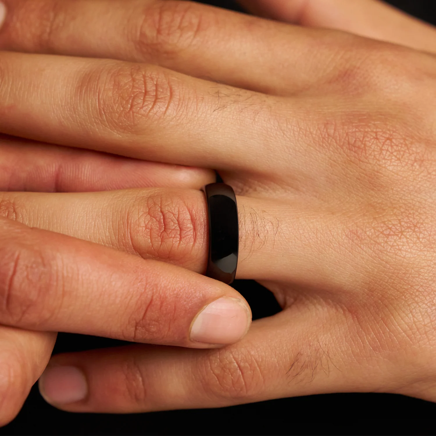 Rounded Ring (Black) 7mm | Tungsten - Image 7