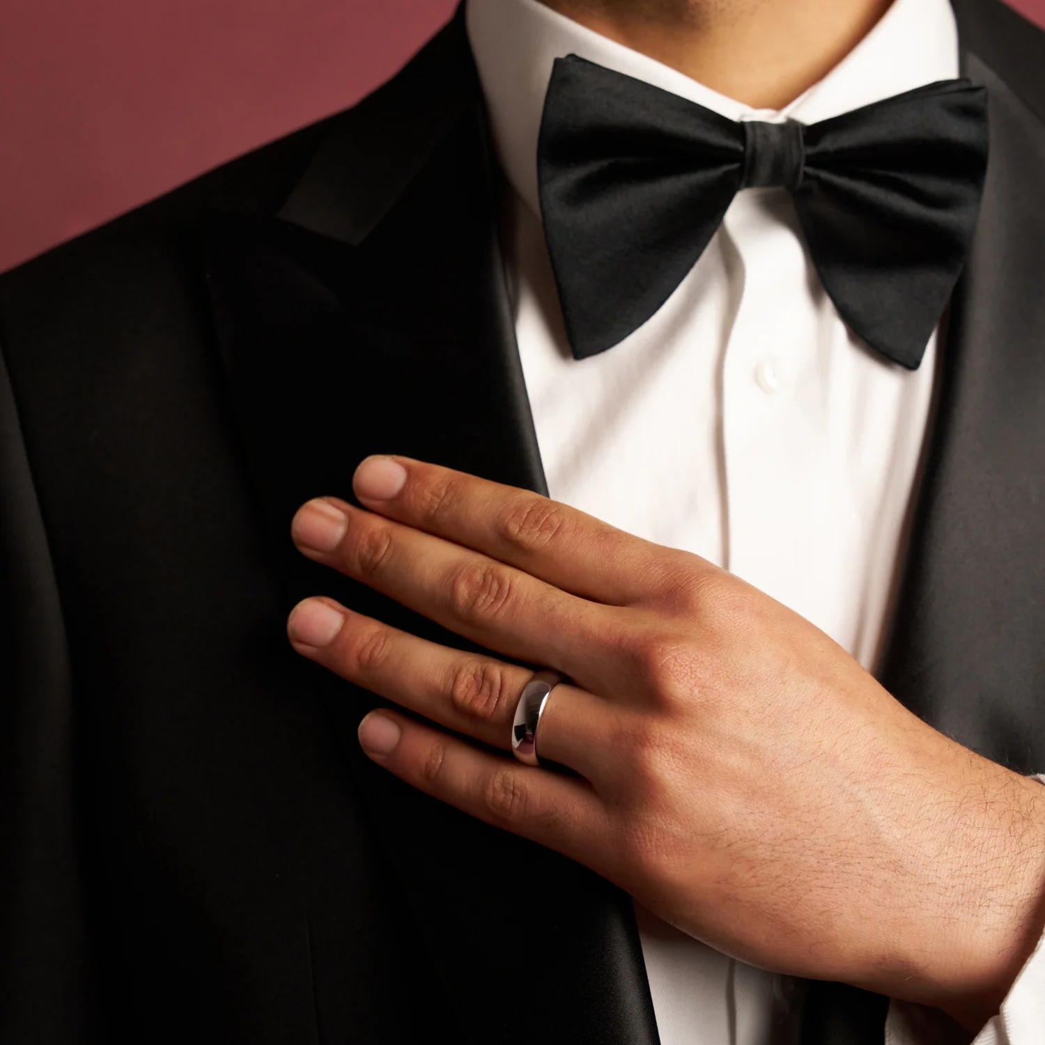 Rounded Ring (Silver) 7mm | Tungsten - Image 4