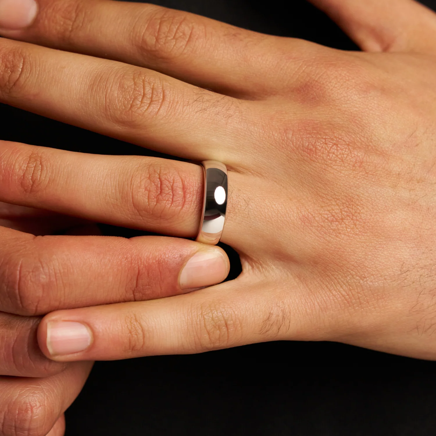 Rounded Ring (Silver) 7mm | Tungsten - Image 8