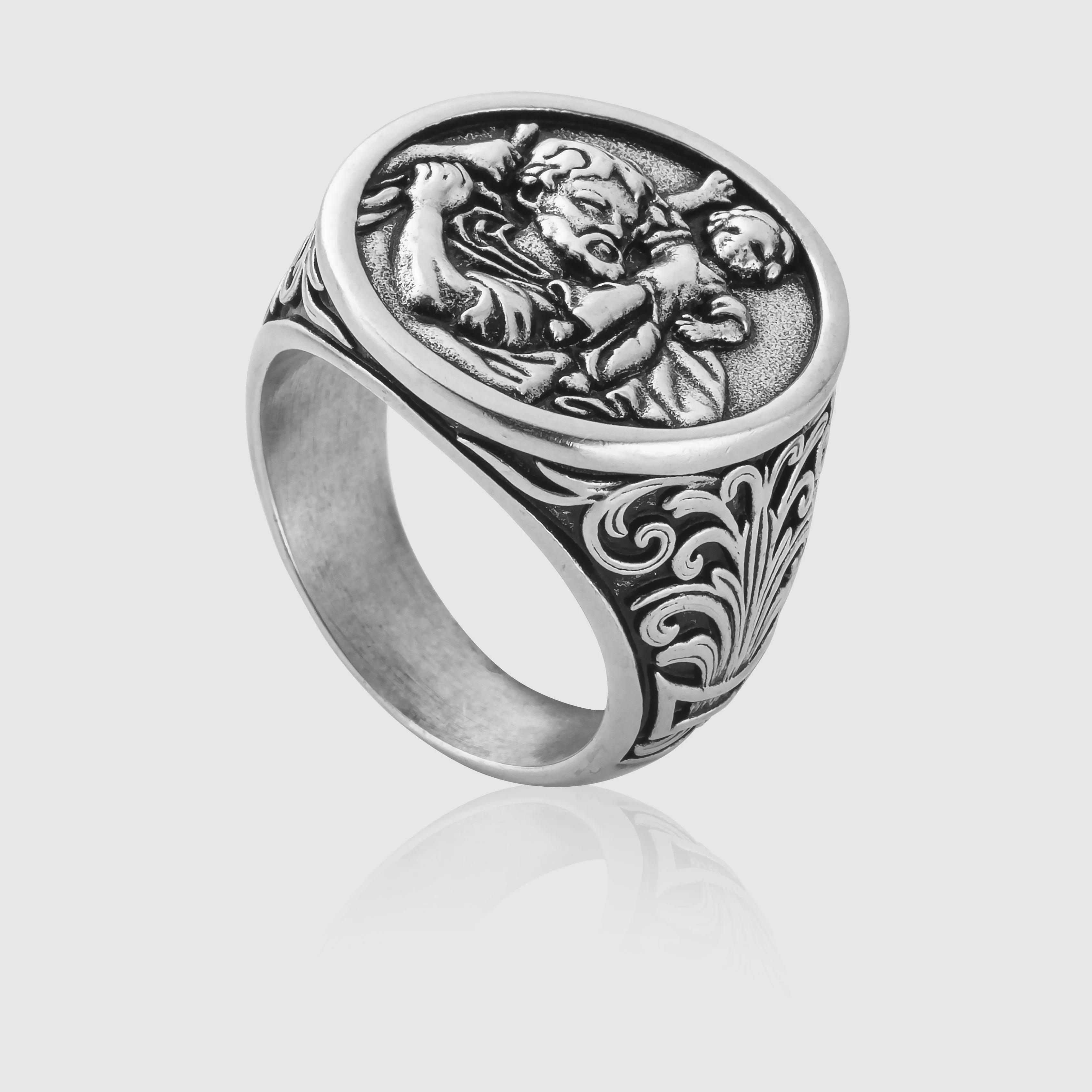 St. Christopher Ring (Silver) - Image 4