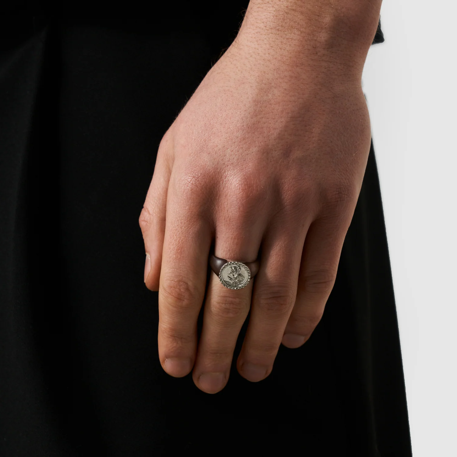 St. Christopher Signet Ring (Silver) - Image 3